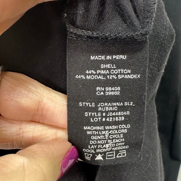 Theory Jorainna Black Sheath Jersey Stretch Sleeveless Dress Size P XS - Picture 7 of 7